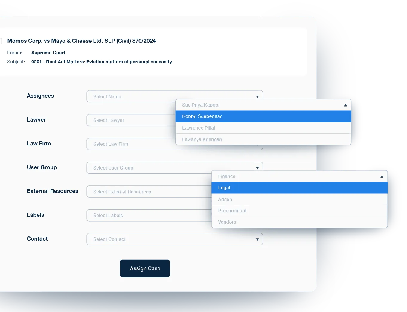 Automate task allocations with Provakil’s Enterprise Legal Management System