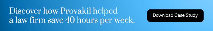 Provakil helped a law firm save 40 hours per week