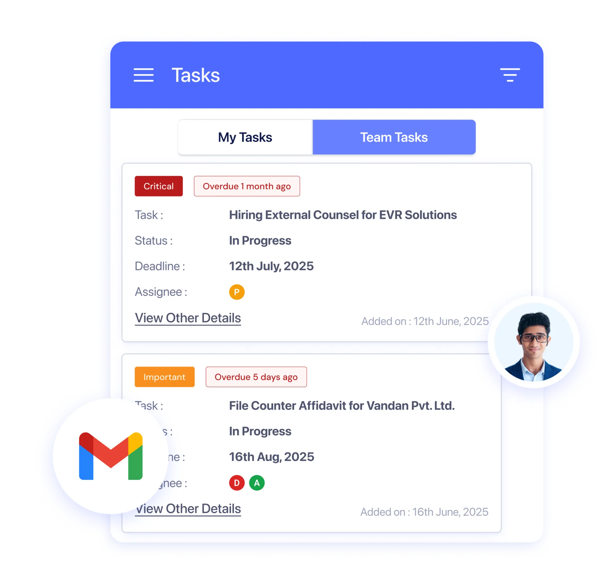 Assign and keep track of tasks for efficient project management with Provakil